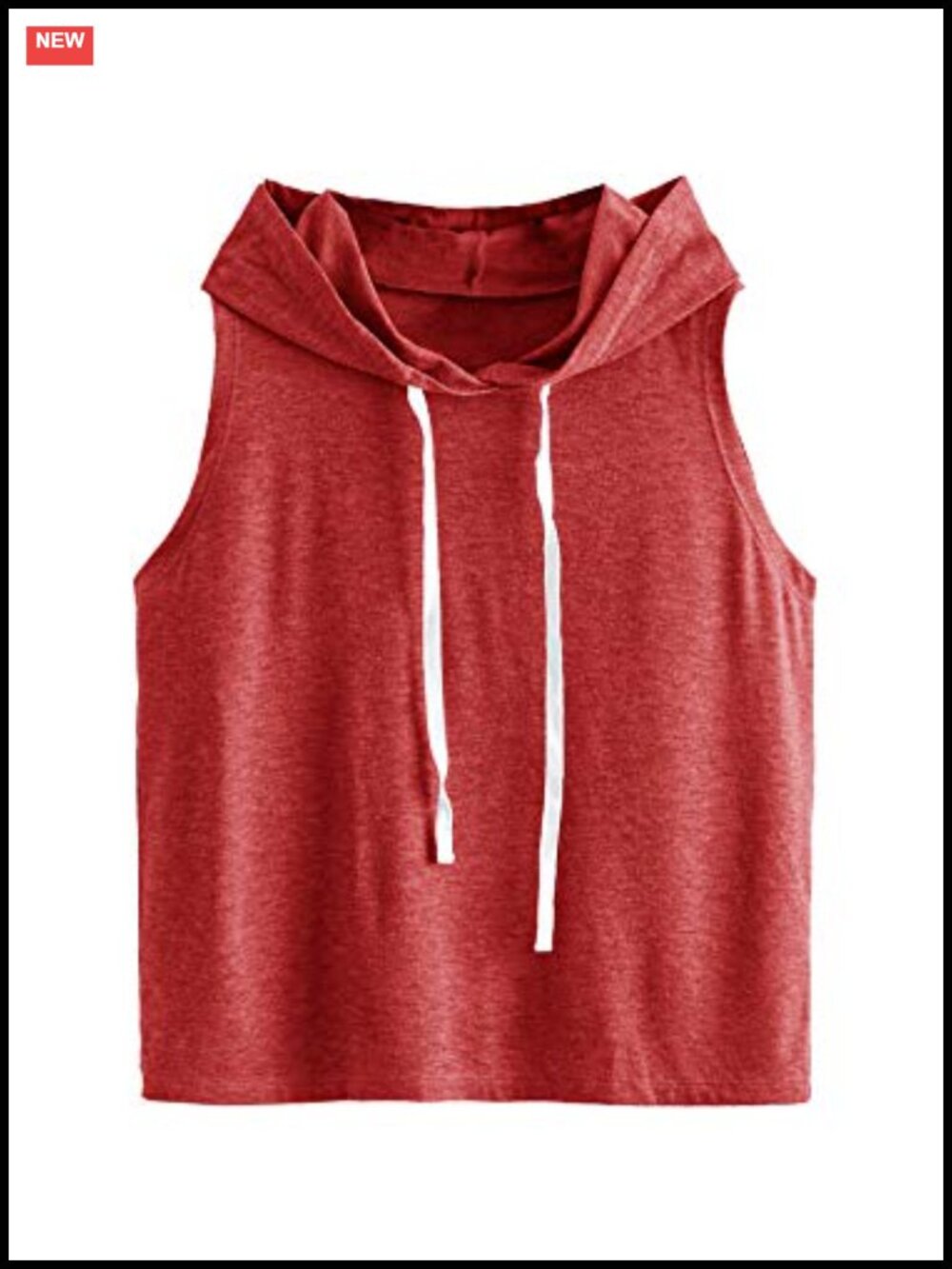 Sleeveless Hoodie Tank Top Women Athletic Workout Lightweight Pull On